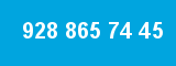 928 865 74 45